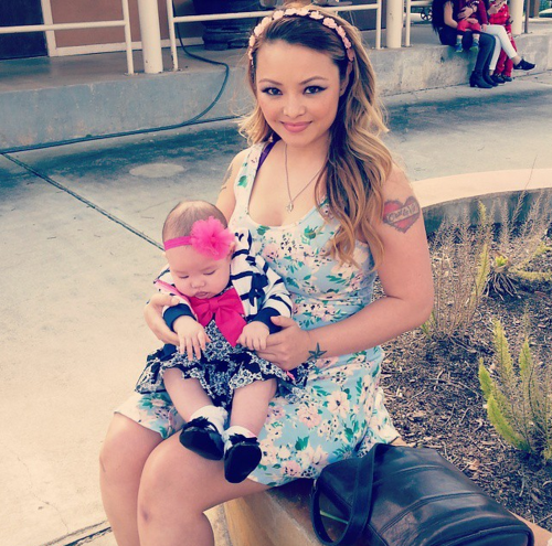 Tila và con gái Isabella Monroe Nguyen.