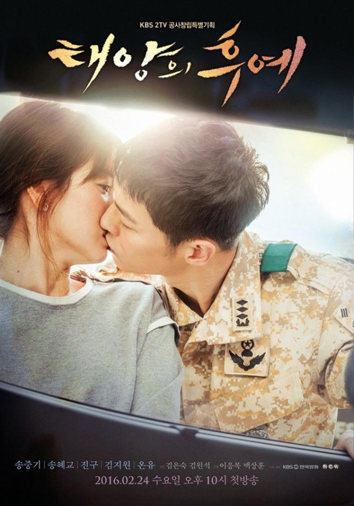 Descendants of the Sun lên sóng 2 tập đầu với thành tích khả quan.